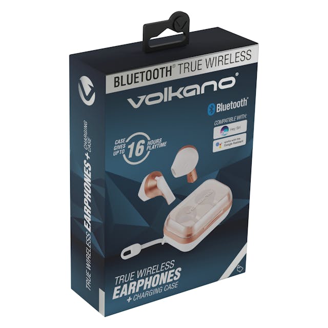 Volkano Equinox Series True Wireless Earphones-Rose Gold