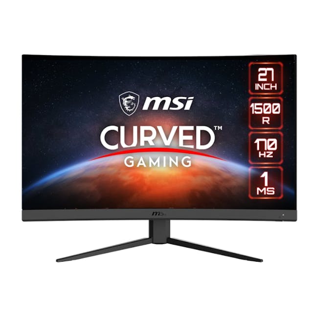 MSI Optix G27CQ4 E2 Curved Gaming Monitor 170Hz VA Anit Glare Free Sync 27 1500R-Black
