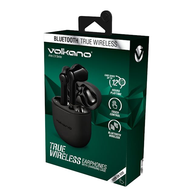 Volkano Aries Series TWS Earphones + Charging Case