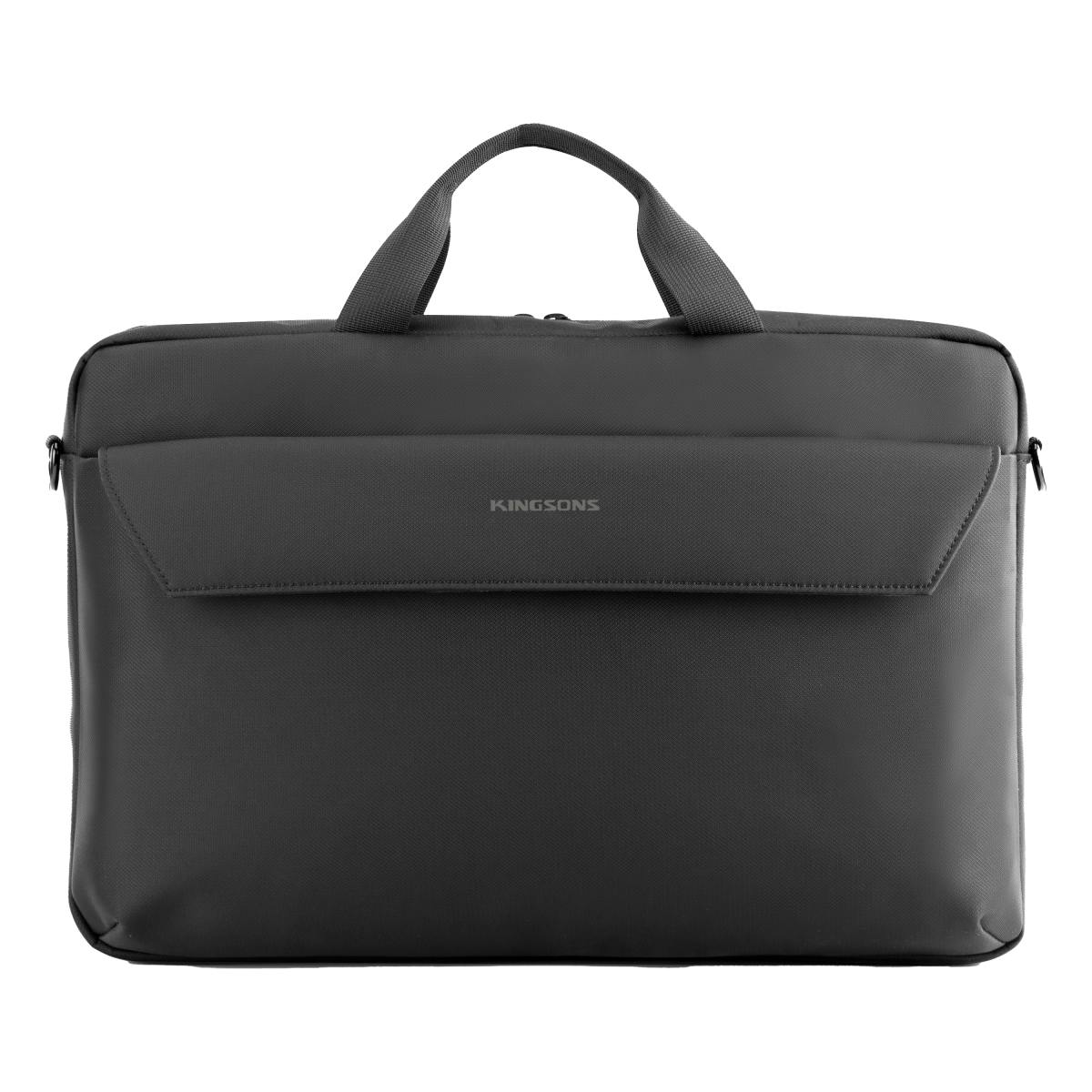 Kingsons Intent Series 15.6 Laptop Shoulder Bag Black