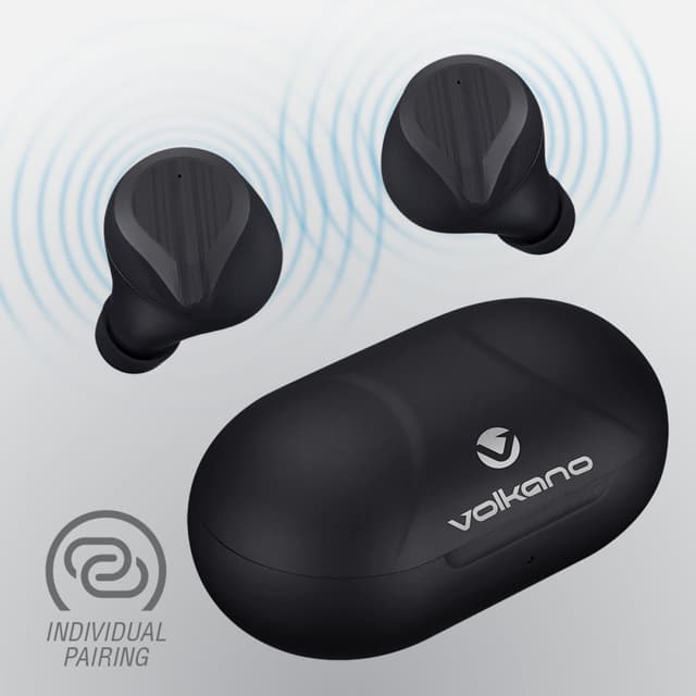Volkano Scorpio Series True Wireless Earphones - Black
