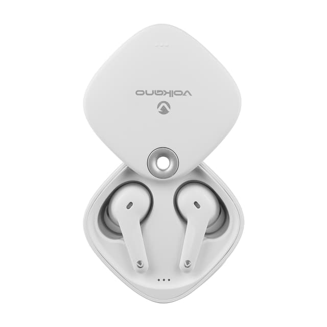 Volkano Ore Series True Wireless Earphones with Charging Case - White