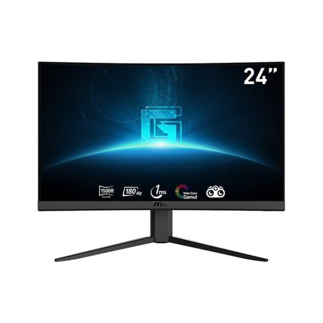 MSI G24C4 E2 24 Gaming Monitor 1920 x 1080 VA 170Hz FreeSync Premium HDMI Displayport Tilt Black