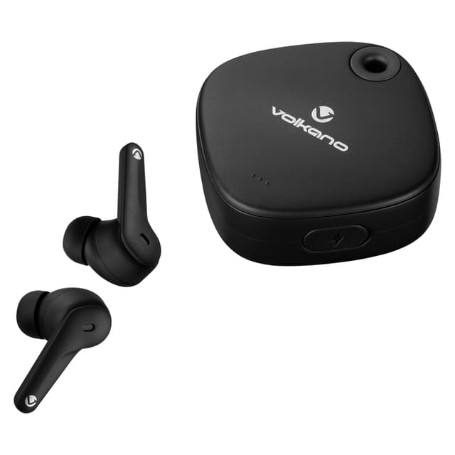 Volkano Ore Series True Wireless Earphones with Charging Case - Black