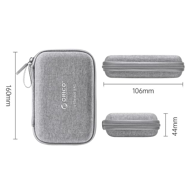 ORICO 2.5inch HDD Protection Case | Grey | PTB & EVA