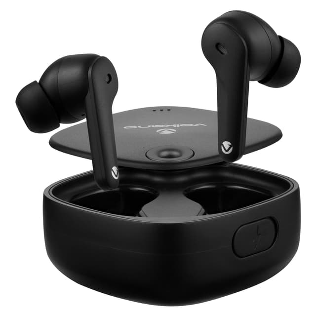 Volkano Ore Series True Wireless Earphones with Charging Case - Black