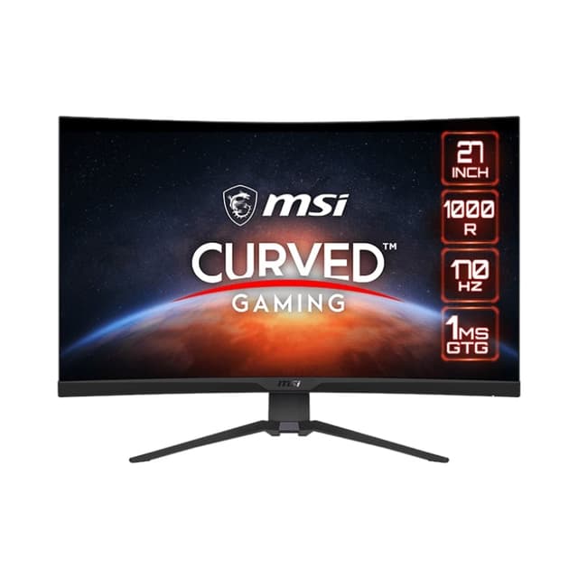 MSI MAG275CQRF QD 27″ 2560 x 1440 170Hz FreeSync Premium HDR 1000R Curved Gaming Monitor – Black