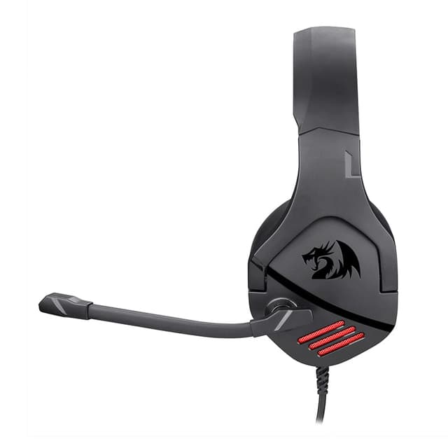 REDRAGON Over-Ear THESEUS Aux Gaming Headset – Black