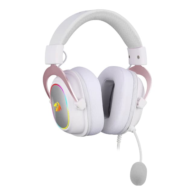 REDRAGON OVER-EAR ZEUS-X WIRED RGB HEADSET – WHITE