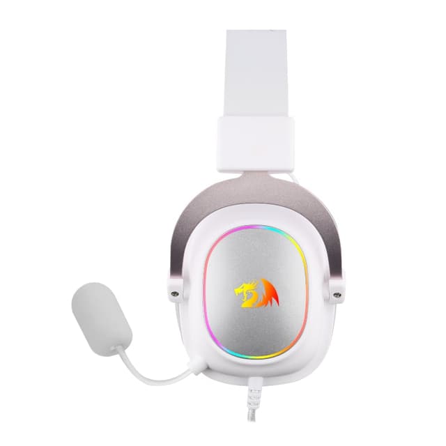 REDRAGON OVER-EAR ZEUS-X WIRED RGB HEADSET – WHITE