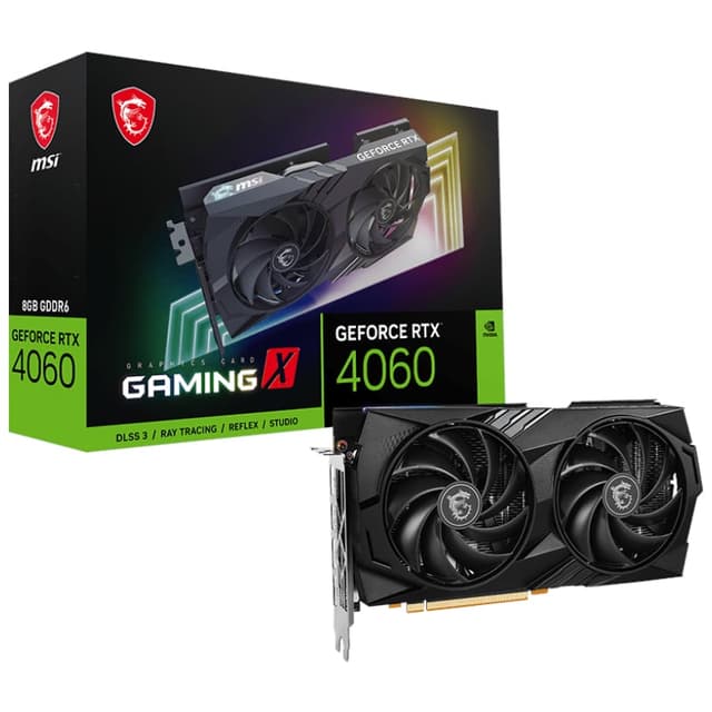 MSI Nvidia GeForce RTX 4060 Gaming X 8G GDDR6X 128-BIT