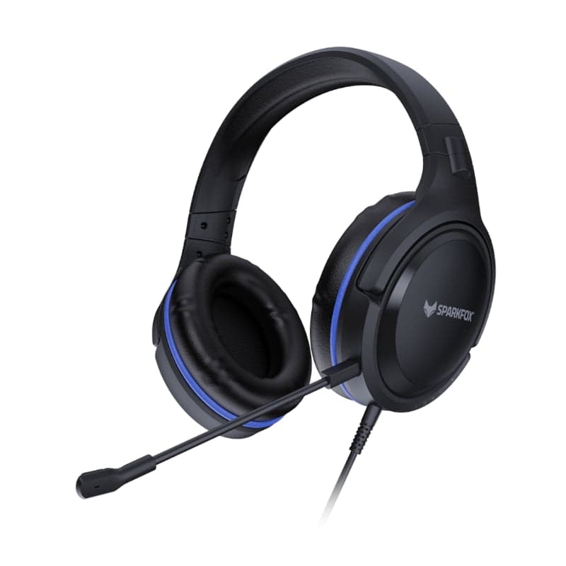 Sparkfox PS5 SF1 Stereo Headset (PS4/PS5|XBOX ONE/S/X) – Black and Blue