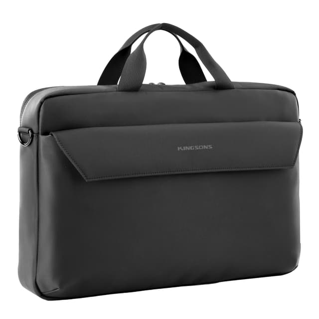 Kingsons Intent Series 15.6 Laptop Shoulder Bag Black